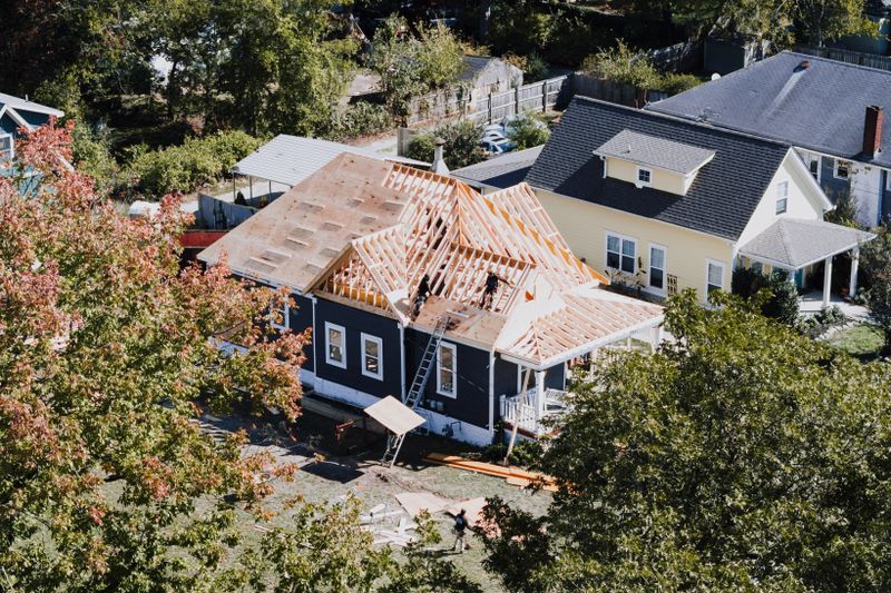 a house under renovation